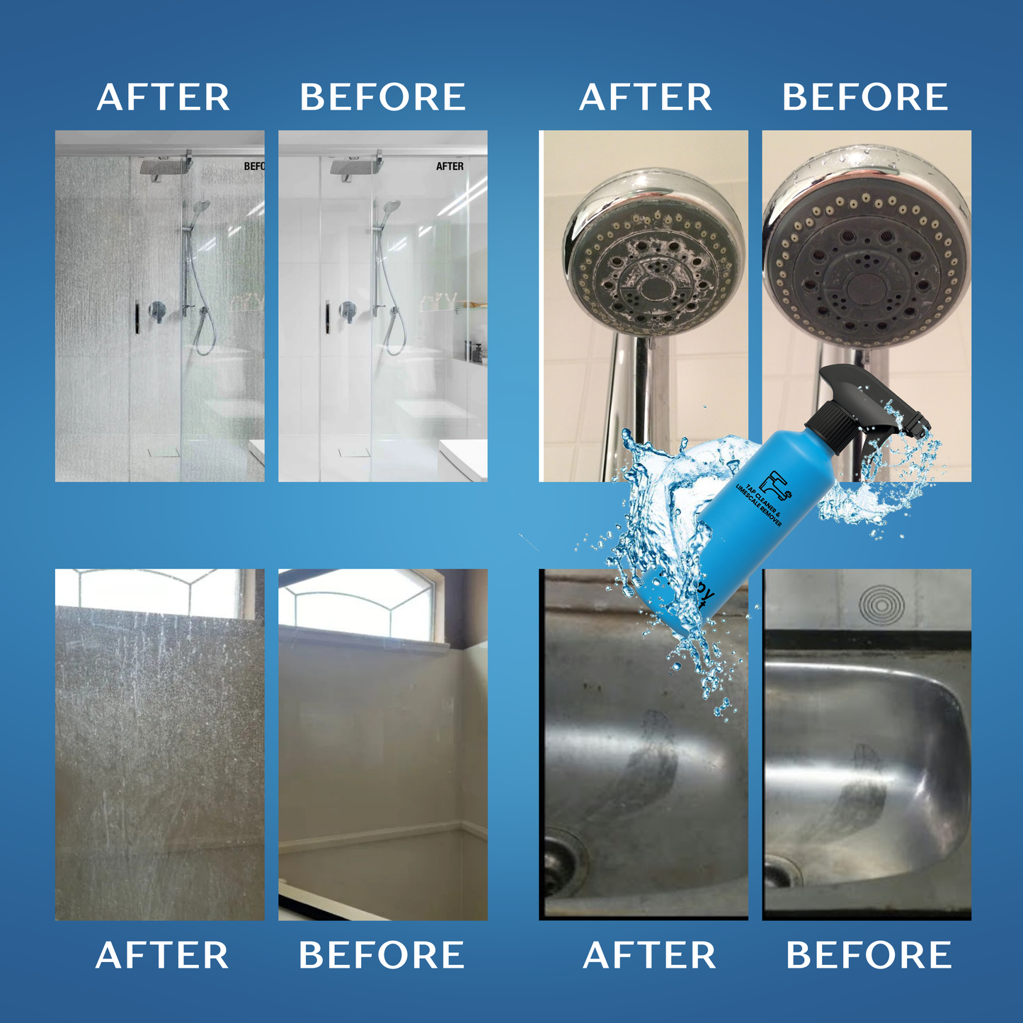 Happy Planet Tap Cleaner & Limescale Remover - Pack of 2 | 500 ML