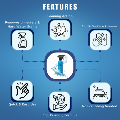 Happy Planet Tap Cleaner & Limescale Remover - Pack of 2 | 500 ML