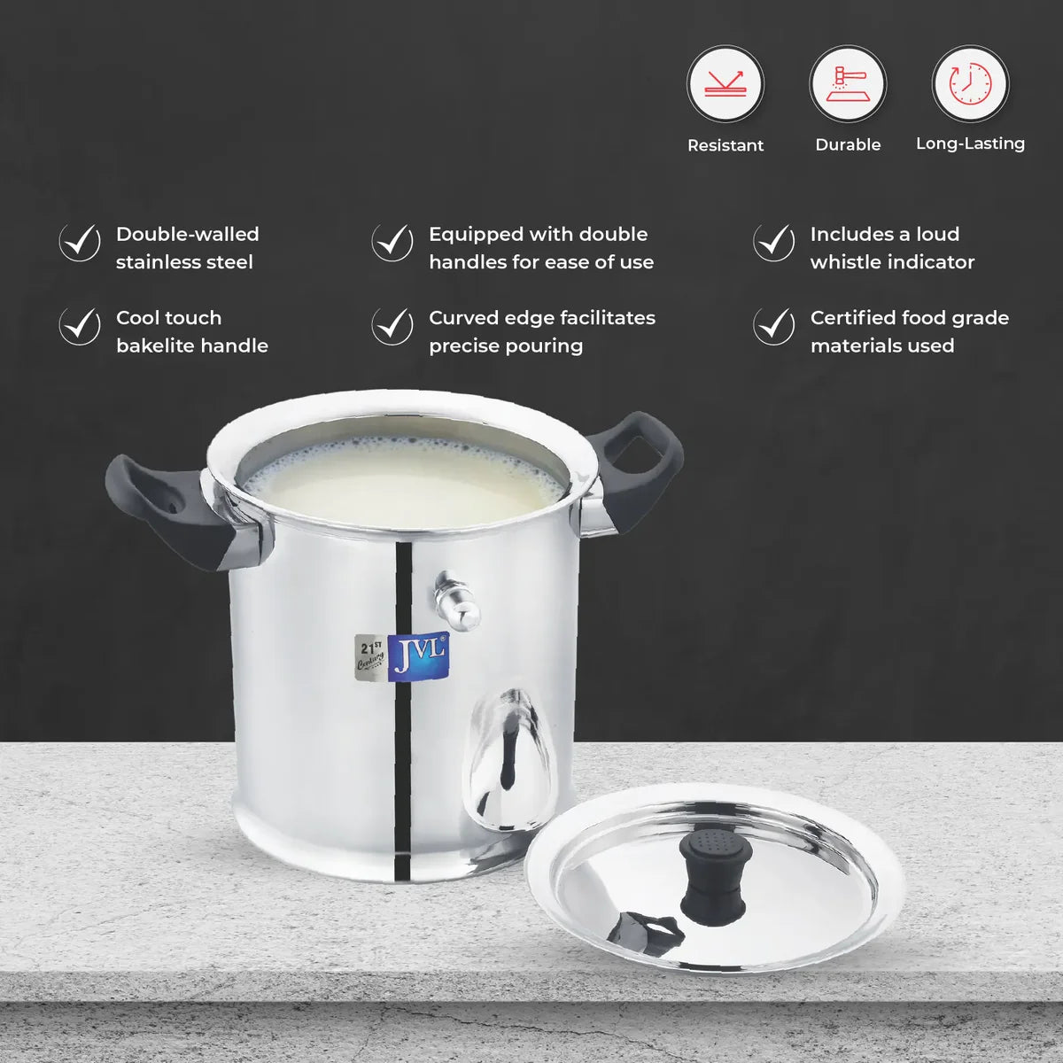 Milk Boiler (Double Handle)